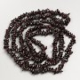 Garnet Stone Beads Chips on Long Strand, Diameter 7x2mm+/-, Length 90cm+