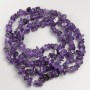 Amethyst Stone Beads Chips on Long Strand, Diameter 7-10x3-5mm+/-, Length 85cm+
