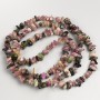 Tourmaline Stone Chip Beads on Long Strand, Diameter 8-10x3mm+-, Length 80cm+