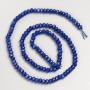 Lapis Lazuli Stone Beads (Synthetic) Faceted Rondelle on Thread, Diameter 4x3.5mm+-, Length 38cm+