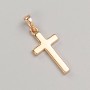 Xuping Cross Pendant 18K Gold Plated, diameter 24.5x12mm+