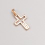 Xuping Cross Pendant 18K Gold Plated, diameter 21x13mm+