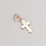 Xuping Cross Pendant 18K Gold Plated, diameter 16x9.5mm+