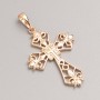 Xuping Cross Pendant 18K Gold Plated, diameter 33x22.5mm+