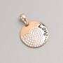Xuping Pendant 18K Gold Plated, diameter 17.5mm+