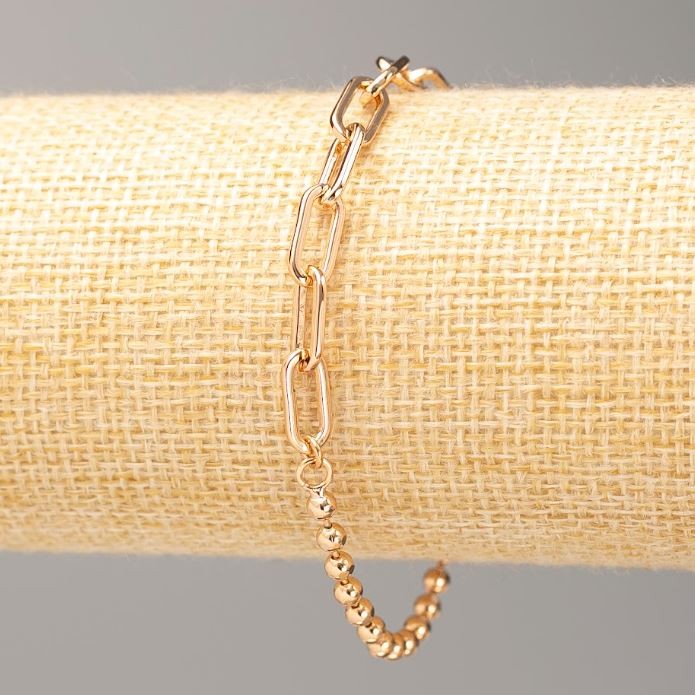 Xuping Bracelet 18K Gold Plated L 17-20cm, Thickness 5mm+/-, Thickness 3mm+