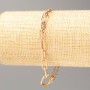 Xuping Bracelet 18K Gold Plated L 17-20cm, Thickness 5.5mm+