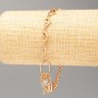 Xuping Bracelet 18K Gold Plated L 19-22cm, thickness 6mm+/-, thickness 4mm+