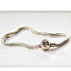 Bracelet Base PANDORA 17 cm with clip clasp and logo