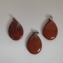 Drop Pendant Red Jasper Stone 2.5×1.8 cm 8 cm