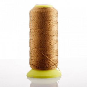 Beige Nylon Thread Bobbin, 0.3mm for Craft, 500m