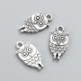 Pendant Finding Owl 18x9 mm, pack of ~15 pcs, 20g