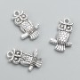 Findings Pendant Owl 20x13mm pack of 14pcs +/- 20g