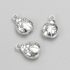 Findings Pendant Ladybird 14x10mm pack of 10pcs +/- 20g