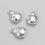 Findings Pendant Ladybird 14x10mm pack of 10pcs +/- 20g