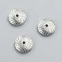 Jewellery Findings Bead Spacer, Diameter 11x3mm Pack 20g. 17pcs+- Metal Colour "Silver"