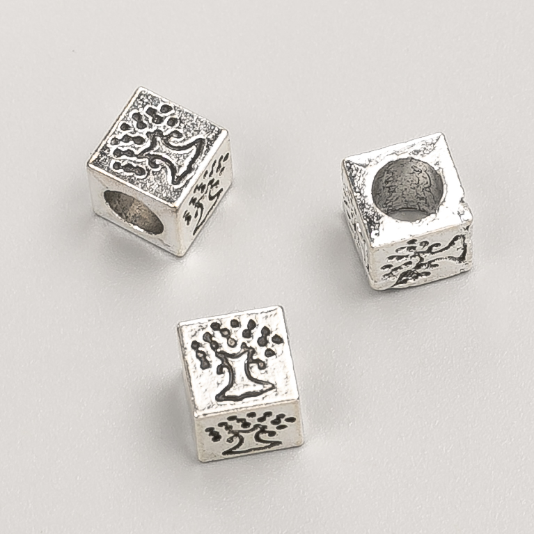 Jewellery Findings Pandora Bead, 7mm, 20g Pack, 13pcs+/-, Silver Metal Colour