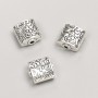 Bead Insert Findings, 10x5mm Diameter, 20g Pack, 9pcs+- Silver Metal Colour