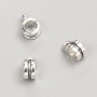 Findings Bail Holder, Diameter 6×4×9mm, Hole d-3.7mm, Pack 20g +/- 53pcs