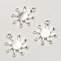 Jewellery Findings Sun Pendant, 19x16mm, 21pcs+/- Pack, 20g