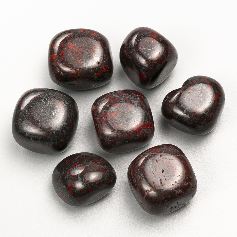 Red Jasper Souvenir Natural Stone, Tumbled 22x19mm (+/-), 100g Pack