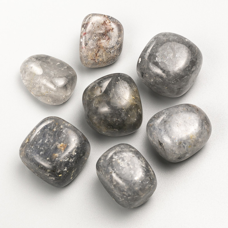 Smoky Quartz Souvenir Natural Stone, Tumbled 22x19mm (+/-), 100g Pack
