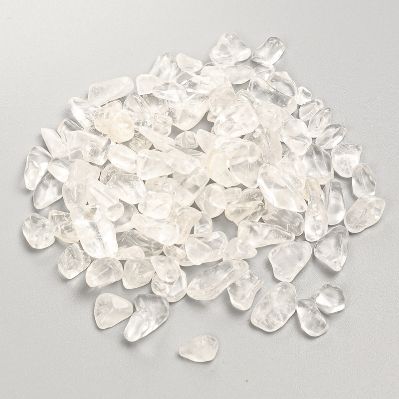 Mountain Crystal Stone Chip without hole d 12×6-9×4mm ± 100 g