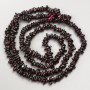 Garnet Beads, Natural Stone Chips, Diameter 5-8.5x3mm+/-, Length 80cm+/- on Thread