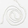 Small Synthetic Spinel Beads, Crystal Faceted Round, Diameter 2mm+/-, on a Thread, Length 37cm