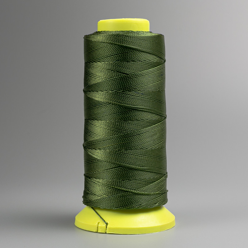 Nylon Thread Bobbin Dark Green, 0.9mm Diameter, for Crafts, 300m