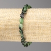 Zoisite Stone Bracelet, Tumbled, Diameter 6x10mm+/-, on Elastic, Length 18cm+