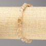 Citrine Stone Bracelet, Tumbled, Diameter 7x7mm+/-, on Elastic, Length 18cm+