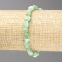 Chrysoprase Stone Bracelet, Tumbled, 8x10mm+/- Diameter, on Elastic Band, 18cm+ Length