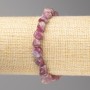 Tourmaline Stone Bracelet, Tumbled, 8x8mm+/- Diameter, on Elastic Band, 18cm+ Length