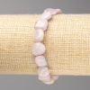 Kunzite Stone Bracelet, tumbled beads, diameter 10x13mm+-, on elastic, length 18cm+
