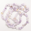 Ametrine Beads, Natural Stone Chips on Fishing Line, Diameter 8x3mm+/-, Length 80cm+