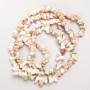 Pink Opal Natural Stone Chip Beads on a Strand, Diameter 9x4mm+-, Length 80cm+