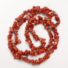 Red Jasper Natural Stone Chip Beads on a Strand, Diameter 8x3mm+-, Length 80cm+