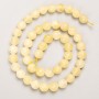 Citrine Beads, natural stone, faceted round, on thread, diameter 8mm+/-, length 38cm+