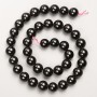 Garnet Beads, natural stone, smooth round, on thread, diameter 10mm+/-, length 38cm+