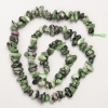 Zoisite Beads, Natural Stone, Chip on Thread, d 7x3mm+/-, Length 41cm+