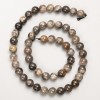 Sunstone Natural Stone Smooth Round Beads on Thread, Diameter 7.5mm+/-, Length 39cm+