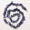 Sodalite Natural Stone Chip Beads on Thread, Diameter 8x4mm+/-, Length 40cm+