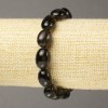 Smoky Quartz Bracelet, natural stone, tumbled, d 13x10mm+/-, length 18cm+