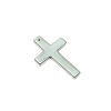 Hematite Cross Pendant, 32x50.5x4mm+