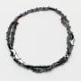 Hematite Moon Beads, diameter 4.5x8x2mm+-, length 41cm+- on a strand