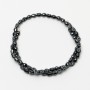 Hematite Skull Beads, diameter 5x6x5mm+-, length 40cm+- on a strand