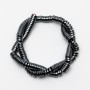 Hematite Beads Disc, diameter 8x2mm+-, length 40cm+- on fishing line