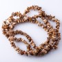 Natural stone beads on thread Jasper landscape "stone crumb" 3-10mm 80-85cm