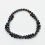 Hematite Polygon Beads, diameter 6x6mm+-, length 40cm+- on thread